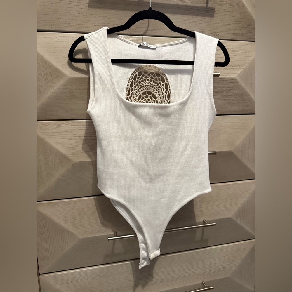 Zara White Bodysuit